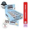 Misfits Vegan Gluten Free Protein Bar Cookies and Cream (45g) 12 Pack
