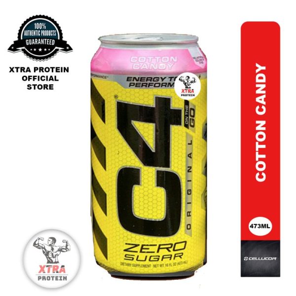 Cellucor C4 Sugar-Free Energy Cotton Candy (473ml) 12 Pack