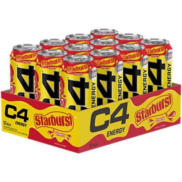 Cellucor C4 Sugar-Free Energy Cherry Starburst (473ml) 12 Pack - Image 3