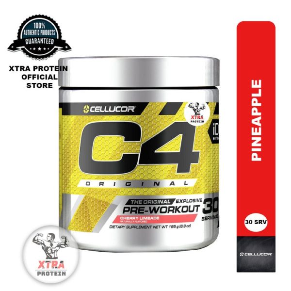 Cellucor C4 Pre Workout Original Explosive Pineapple (30 Servings)