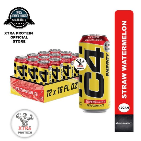 Cellucor C4 Sugar-Free Energy Strawberry Watermelon Ice (473ml) 12 Pack