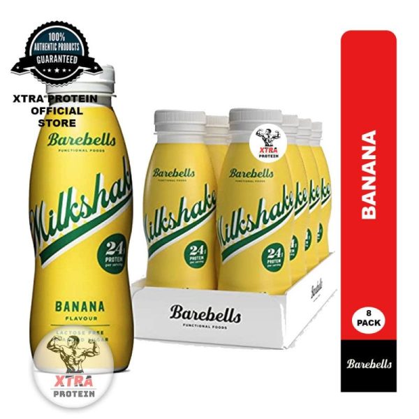 Barebells Protein Milkshake Banana (330ml) 8 Pack