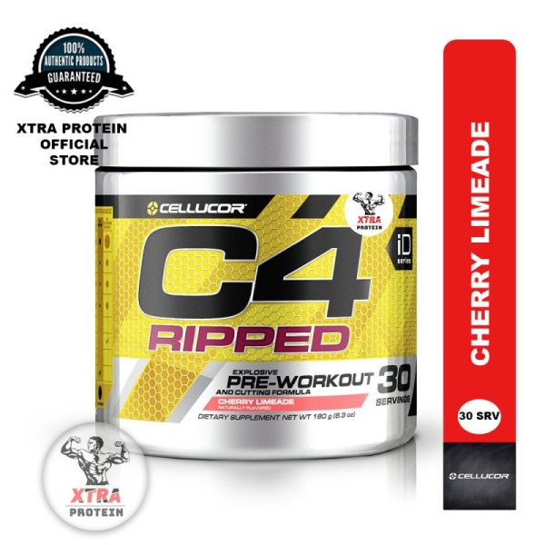 Cellucor C4 Pre Workout Ripped (30 Servings) - Cherry Limade