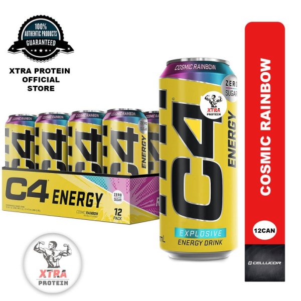 Cellucor C4 Sugar-Free Energy Cosmic Rainbow (473ml) 12 Pack