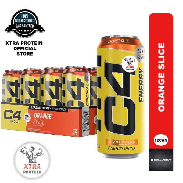 Cellucor C4 Sugar-Free Energy Orange Slice (473ml) 12 Pack SALE