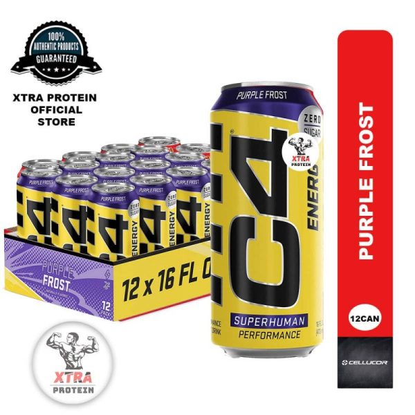 Cellucor C4 Sugar-Free Energy Purple (Grape) Frost (473ml) 12 Pack