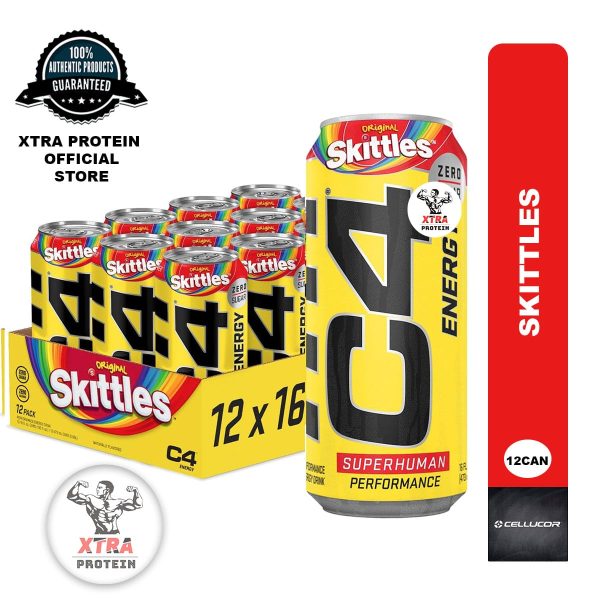 Cellucor C4 Sugar-Free Energy Skittles (473ml) 12 Pack