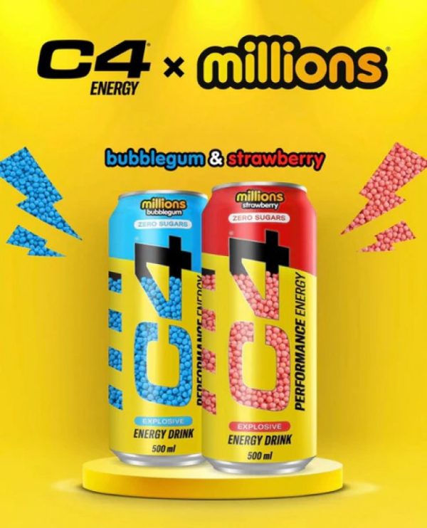 Cellucor C4 Sugar-Free Energy Millions Bubblegum (473ml) 12 Pack - Image 2