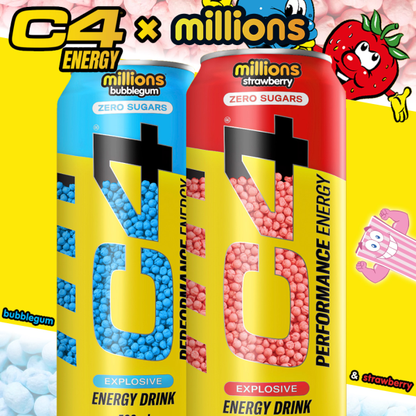 Cellucor C4 Sugar-Free Energy Millions Strawberry (473ml) 12 Pack - Image 5