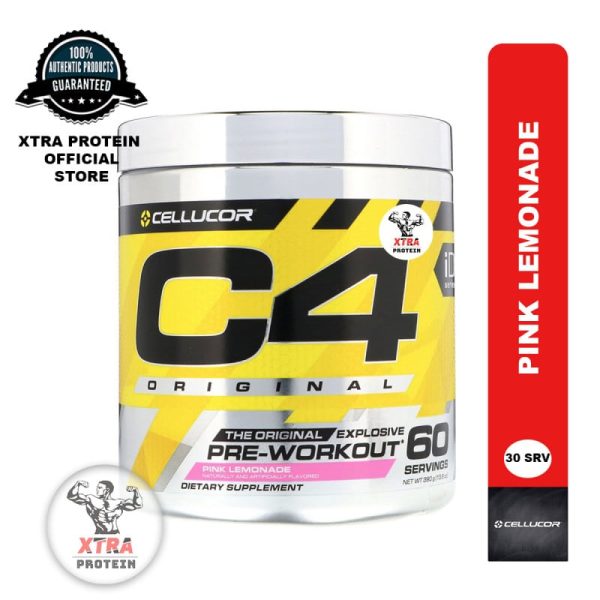 Cellucor C4 Pre Workout Original Explosive Pink Lemonade (30 Servings)