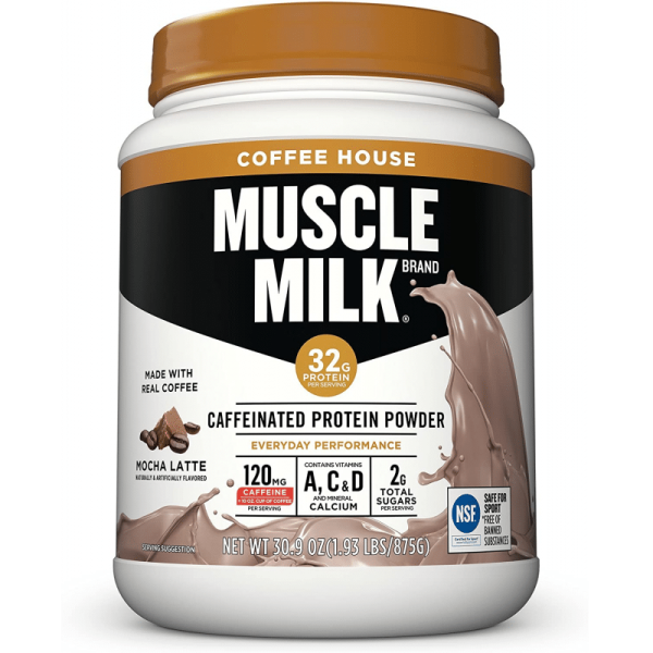 Muscle Milk Coffee House (1.93lbs) Mocha Latte 12 Servings - Image 3