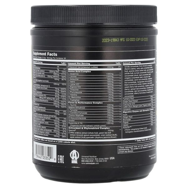 Animal Pak Multivitamin (411g) Orange 44 Servings - Image 2