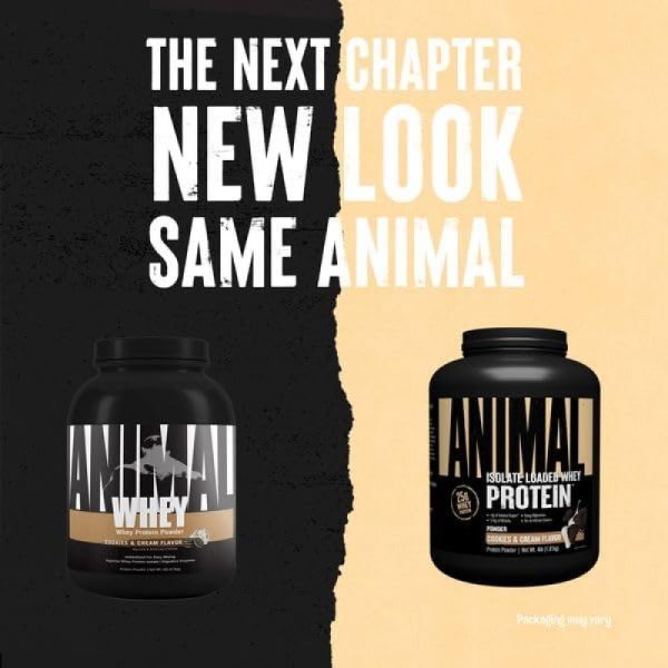 Animal Whey Isolate Cookies and Cream (4lbs) 56 Servings - Image 3