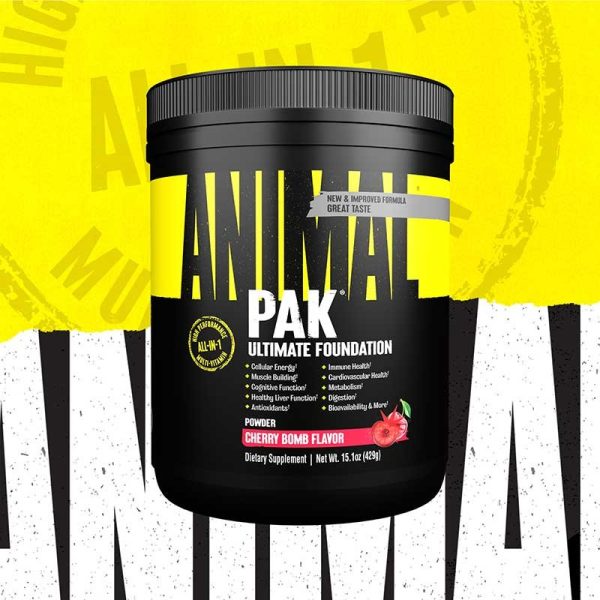 Animal Pak Multivitamin Cherry Bomb (411g) 30 Servings (EXCLUSIVE DISTRIBUTOR) - Image 2