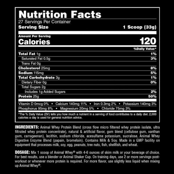 Animal Whey Isolate Strawberry (4lbs) 52 Servings (EXCLUSIVE DISTRIBUTOR) - Image 2